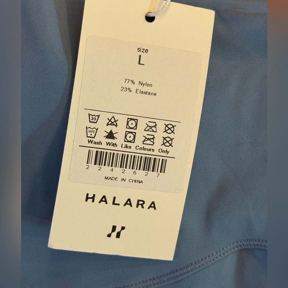 NWT Halara 2 in 1 Activewear Dress Dusty Blue Large - Picture 8 of 8